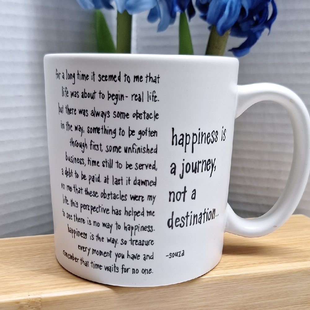 🛍2/$15🛍 #AAY Inspirational White Ceramic Mug